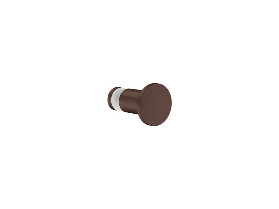 Sanco Glass Door Accessories Πόμολο / Άγκιστρο Wenge ανάγλυφο GL0670-Α75