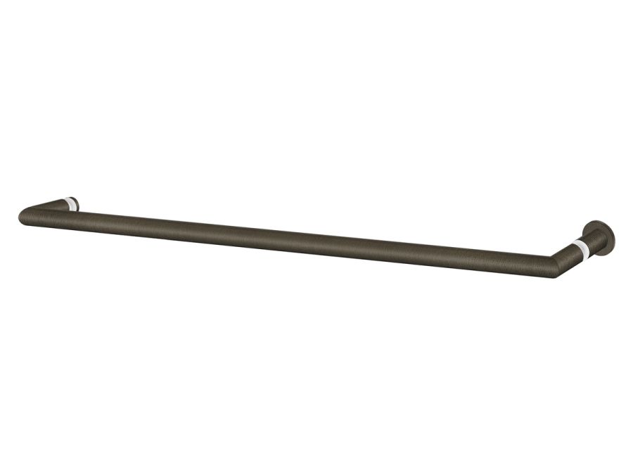 Sanco Glass Door Accessories Λαβή / πετσετοθήκη Σκούρο μπρονζέ ματ GL0715-DM25