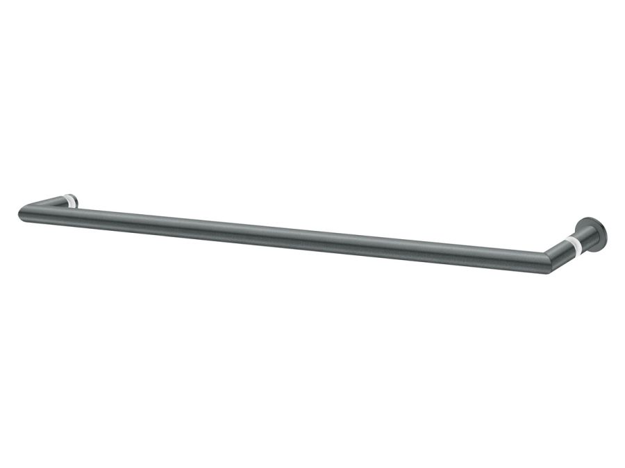 Sanco Glass Door Accessories Λαβή / πετσετοθήκη Ανθρακί ανάγλυφο GL0715-Μ118
