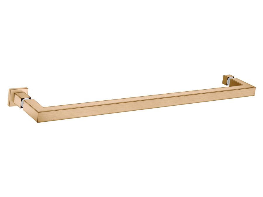 Sanco Glass Door Accessories Λαβή / Πετσετοθήκη PVD θερμό μπρονζέ βουρτσιστό GL0723-PVD-01BR