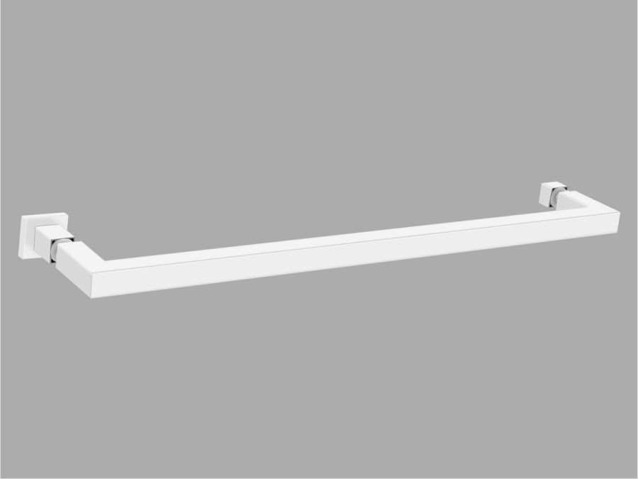 Sanco Glass Door Accessories Λαβή / Πετσετοθήκη Λευκό ματ GL0723-Μ101