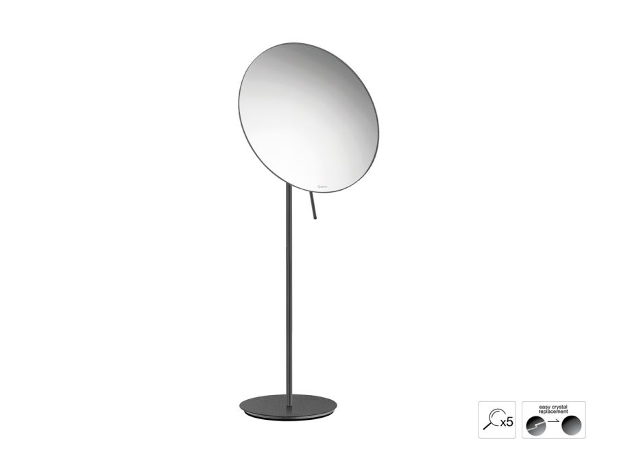 Sanco Cosmetic mirrors Μεγεθυντικός καθρέπτης x5 Σκούρο γραφίτη MR-766-122