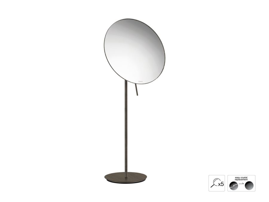 Sanco Cosmetic mirrors Μεγεθυντικός καθρέπτης x5 Σκούρο μπρονζέ ματ MR-766-DM25