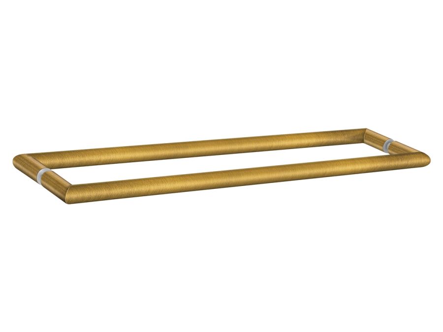 Sanco Glass Door Accessories Διπλή Λαβή / Πετσετοθήκη Μπρονζέ ματ SET-GL0715-Μ25