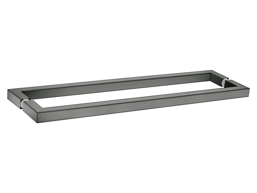 Sanco Glass Door Accessories Διπλή Λαβή / Πετσετοθήκη PVD gun metal βουρτσιστό SET-GL0723-PVD-05BR