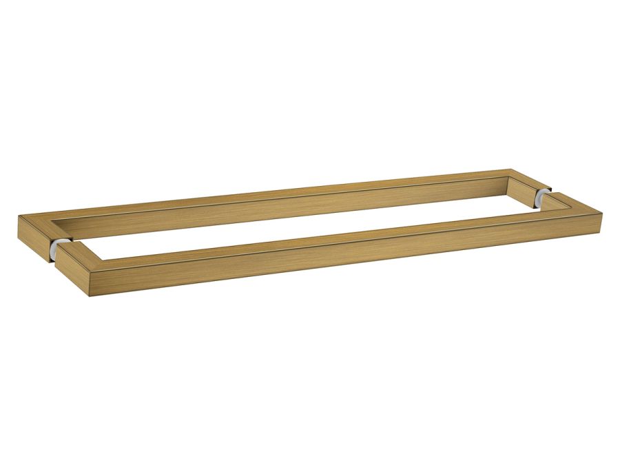 Sanco Glass Door Accessories Διπλή Λαβή / Πετσετοθήκη Μπρονζέ ματ SET-GL0723-Μ25