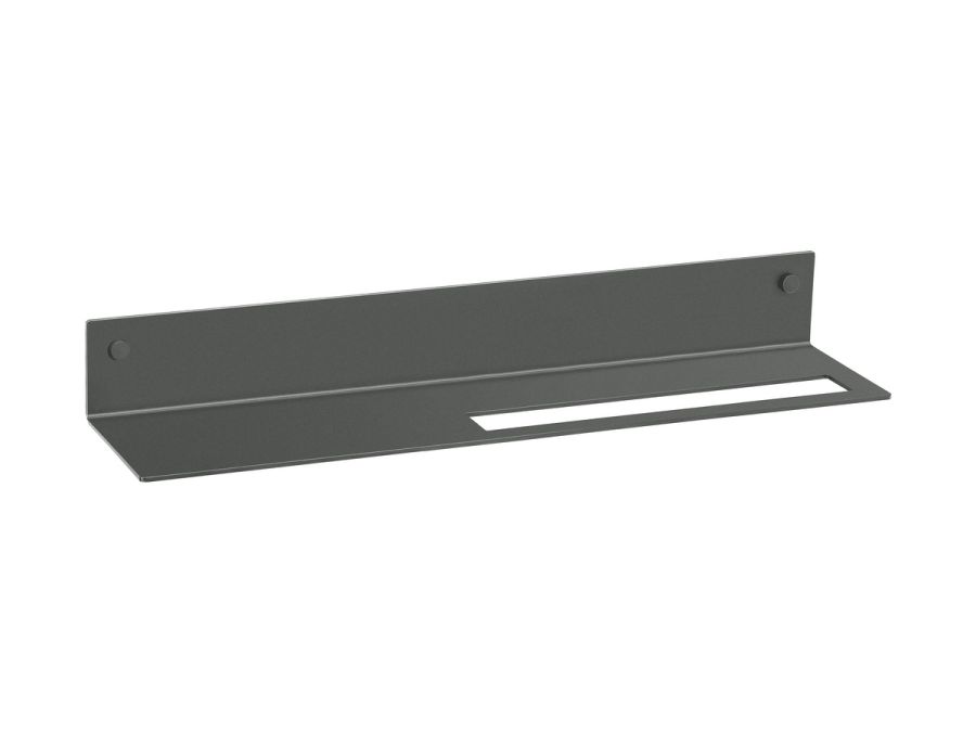 Sanco Shelves Ράφι με Πετσετοθήκη Ανθρακί ανάγλυφο SH-0505-Μ118