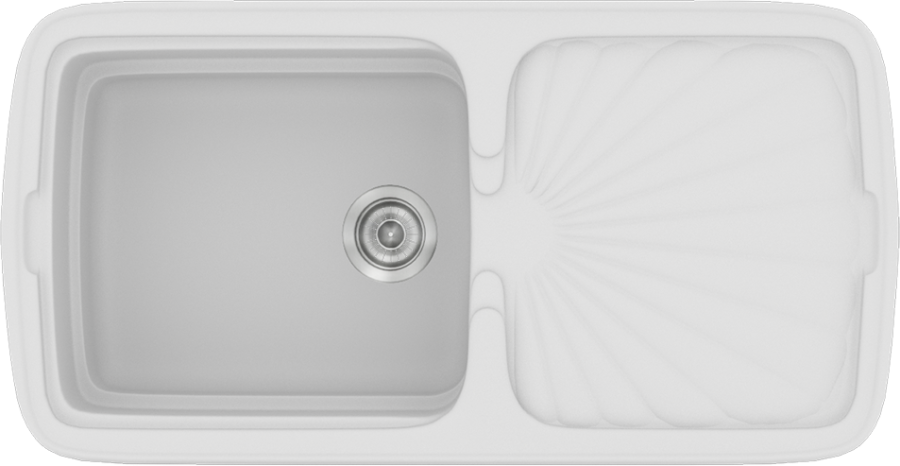 Sanitec Νεροχύτης 306 Classic 96×51 306-00-White