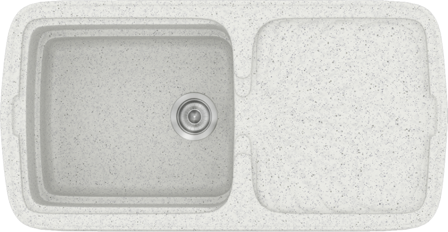 Sanitec Νεροχύτης 306 Classic 96×51 306-01-Granite-White