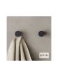 Άγκιστρο Μονό Ø2,5x2 cm Geesa Opal Black Matt 7213-400