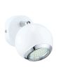 Σποτ Μονόφωτο D7x13cm 1xGU10 2,8w 3000Κ 250lm Ατσάλι Νίκελ-Λευκό Eglo Bimeda 31001
