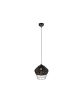 Φωτιστικό Κρεμαστό Ø30xΗ150cm 1xE27 Ράταν Μαύρο Trio Borka R31261902