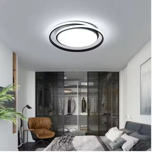 SE LED 48 AKIE BLACK CEILING 47x47x6cm 48W IP20 3CCT WITH MEMORY 2 YEARS WARRANTY Α1 HOMELIGHTING 77-50619