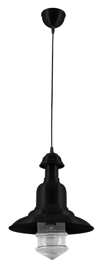 PDA 194 BK ΚΡΕΜ 1/Φ ΑΛΟΥΜΙΝΙΟΥ ΜΑΥΡΟ ΠΥΡΟΦΑΝΙ 1ΧΕ27 ARlight 0144130