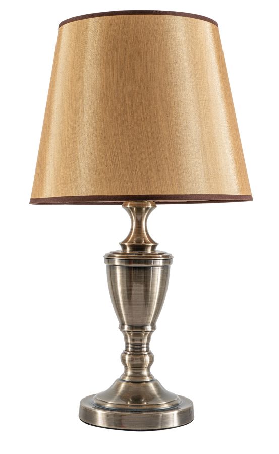 TLC 6840 AB ΕΠΙΤΡ. ΛΑΜΠΑ ΚΛΑΣΣΙΚΗ ΜΕ ΜΠΕΖ ΧΡΥΣΟ ΚΑΠΕΛΟ 1ΧΕ27 ARlight 0204017