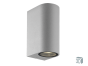 Απλίκα IP44 Δίφωτη  2*GU10 Γκρι Αλουμίνιο Viokef  Tilos 4099602