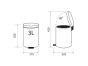 Industrial black κάδος απορριμμάτων 3L Sealskin 800868
