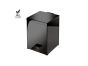 Χαρτοδοχείο 5lt 18x25*Y26,5 cm Gun Metal Polished Soft Closιng Sanco Waste Bins 90677-A23