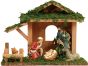 Ξύλινη Χριστουγεννιάτικη Φάτνη 25 x 9 x 19(h)cm Lianos SG22079