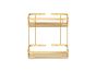 Sanco Shower Baskets Διπλή παραλ/μη Θήκη PVD χρυσό ορείχαλκο βουρτσιστό 00004-PVD-02BR