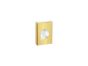 Sanco Tissue Dispensers Θήκη για σακουλάκια υγιεινής (AISI 304) PVD χρυσό ορείχαλκο γυαλιστερό 00098-PVD-02PL