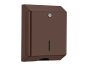 Sanco Tissue Dispensers Θήκη για χειροπετσέτες (AISI 304) Wenge ανάγλυφο 00099-Α75