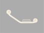Sanco Grab-bars Λαβή Τύπου V Με Σαπ/κη Μπεζ ματ 00401-Μ102