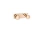 Sanco Bath Robe Hook & Door Stop Διπλό Άγκιστρο PVD θερμό μπρονζέ γυαλιστερό 00682-PVD-01PL
