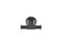Sanco Dorian Διπλό Άγκιστρο PVD gun metal γυαλιστερό 121318-PVD-05PL