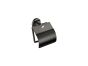Sanco Ergon Χαρτοθήκη με καπάκι PVD gun metal γυαλιστερό 25917-PVD-05PL