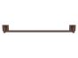 Sanco Iconic Single Towel Rail Wenge ανάγλυφο 26704-Α75