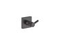 Sanco Iconic Double Bath Robe Hook Σκούρο γραφίτη 26748-122