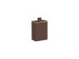 Sanco Bathroom Set Cosmetic Box Wenge ανάγλυφο 80102-Α75