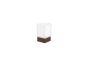 Sanco Bathroom Set Επικαθήμενη Ποτηροθήκη Wenge ανάγλυφο 90155-Α75
