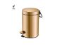 Sanco Waste Bins Χαρτοδοχείο 3 lt Soft Close (AISI 304) PVD θερμό μπρονζέ βουρτσιστό 90603-PVD-01BR