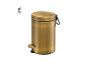 Sanco Waste Bins Χαρτοδοχείο 3 lt Soft Close (AISI 304) Μπρονζέ ματ 90603-Μ25