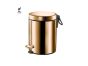 Sanco Waste Bins Χαρτοδοχείο 5 lt Soft Close (AISI 304) PVD θερμό μπρονζέ γυαλιστερό 90605-PVD-01PL