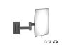 Sanco Cosmetic mirrors Μεγεθυντικός καθρέπτης x3 (Διπλό βραχίονα) Σκούρο γραφίτη MR-301-122