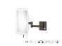 Sanco LED Cosmetic mirrors Μεγεθυντικός καθρέπτης x3 με LED Σκούρο μπρονζέ ματ MRLED-301-DM25