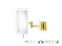 Sanco LED Cosmetic mirrors Μεγεθυντικός καθρέπτης x3 με LED PVD χρυσό ορείχαλκο γυαλιστερό MRLED-301-PVD-02PL