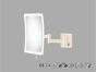 Sanco LED Cosmetic mirrors Μεγεθυντικός καθρέπτης x3 με LED Μπεζ ματ MRLED-301-Μ102