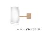 Sanco LED Cosmetic mirrors Μεγεθυντικός καθρέπτης x3 με LED Μόκα ματ MRLED-305-M103