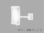 Sanco LED Cosmetic mirrors Μεγεθυντικός καθρέπτης x3 με LED Λευκό ματ MRLED-305-Μ101
