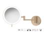 Sanco LED Cosmetic mirrors Μεγεθυντικός καθρέπτης x3 με LED Μόκα ματ MRLED-701-M103