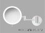 Sanco LED Cosmetic mirrors Μεγεθυντικός καθρέπτης x3 με LED Λευκό ματ MRLED-701-Μ101