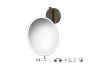 Sanco LED Cosmetic mirrors Μεγεθυντικός καθρέπτης x5 με LED Σκούρο μπρονζέ ματ MRLED-764-DM25