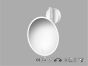 Sanco LED Cosmetic mirrors Μεγεθυντικός καθρέπτης x5 με LED Λευκό ματ MRLED-764-Μ101