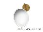 Sanco LED Cosmetic mirrors Μεγεθυντικός καθρέπτης x5 με LED Μπρονζέ ματ MRLED-764-Μ25