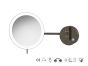 Sanco LED Cosmetic mirrors LED Καθρέπτης μεγεθυντικός x3 usb charging Σκούρο μπρονζέ ματ MRLED-905-DM25