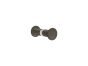 Sanco Glass Door Accessories Διπλό Πόμολο / Άγκιστρο Σκούρο μπρονζέ ματ SET-GL0670-DM25
